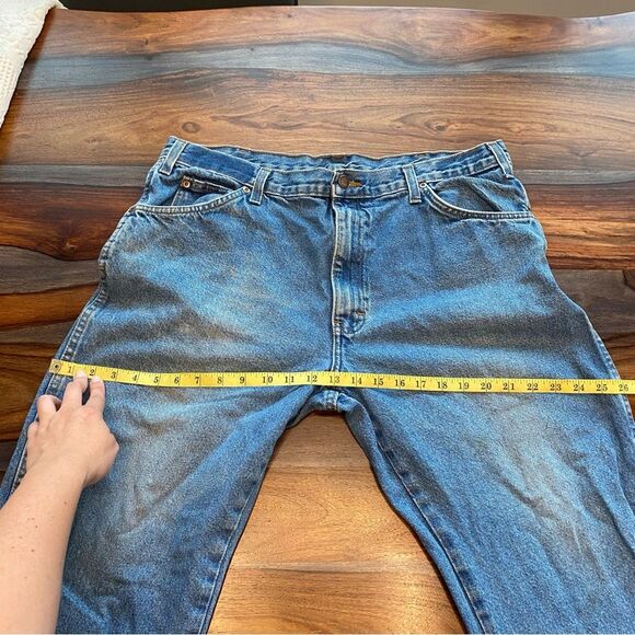 Dickies Work Jeans 38 x 30 Men’s Distressed Character Splatter Faded - Picture 9 of 16